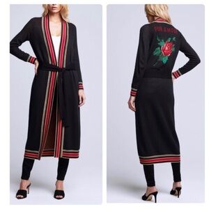 L'AGENCE Cleo Pur Amour Long Belted Cardigan